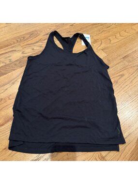 Nike Womens Medium Black Racer Back Athletic Tank New Medium
